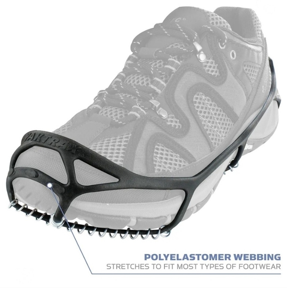 Yaktrax Unisex Walk Traction Cleats Snow Ice Grips Shoe Chains Black Size M - Picture 2 of 13